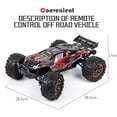 thumbnail image 5 of F14A RC Car High Speed 1/10 2.4GHz Racing Car 70km/h 4WD Brushless Off-Road Car with Metal Parts C Hub Carrier Suspension Arm 3 Battery, 5 of 9