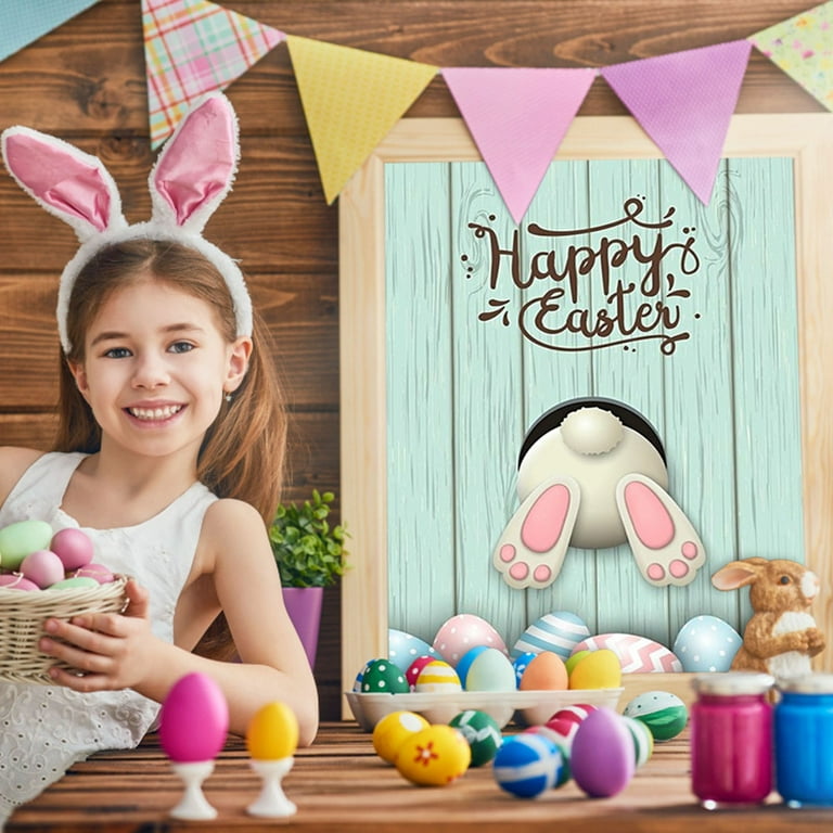 WEPRO Easter Rabbit Eggs Printing Home Decoration Diamond Painting