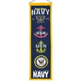thumbnail image 2 of united states us navy usn 8x32 wool heritage banner, 2 of 2