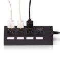 thumbnail image 3 of Jensen USB C à 4 Port USB A Hub - Noir, 3 of 5