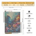thumbnail image 3 of TISHIRON Diamond Art Painting Kits,12x16 inch 5D DIY Butterflies and Flowers Diamond Art Crafts Kit for Adults and Kids Beginners, 3 of 7