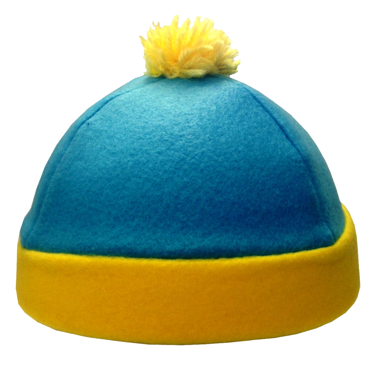 Eric Cartman South Park Costume Hat Blue Yellow Fleece Winter Ski
