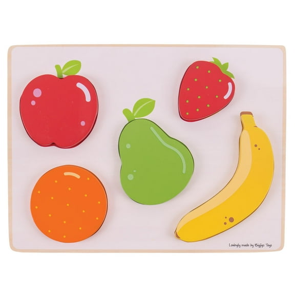 Bigjigs Toys - Lift and See Puzzle (Fruit)