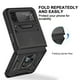 thumbnail image 3 of Funda de teléfono compatible con Samsung Galaxy Z Flip 3 TPU magnético anillo de metal soporte a prueba de golpes, 3 of 8