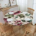 Artistic closeup of plants Round Tablecloth Fitted Elastic Table