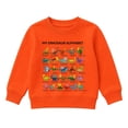 thumbnail image 4 of JIAYUE Boys Crew Neck Sweatshirt Dinosaur Alphabet Graphic Print Long Sleeve Pullover Tops for Fall Workout Wear,13-14 Years, 4 of 4