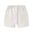 thumbnail image 6 of 3-Pack Girls' Casual Shorts Elastic Waist Cotton Play Short Pants with Cute Bow Detail Stretchy Comfortable Summer Lounge Activewear Multipack Toddler Bottoms, 6 of 8