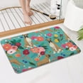 thumbnail image 4 of BoxerDog and Pioneer Flower Bathroom Rugs Mat,Non Slip Microfiber Bathroom Rug,Rubber Backing,Soft Bathroom Mats for Bathroom Floor,Tub and Shower,17x27in(43x68cm), 4 of 5