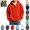 Red, variant on YOUYEDIAN Boys 1/4 Zip up Hoodie Casual Long Sleeve Waffle Hooded Sweatshirt