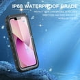 thumbnail image 2 of Allytech iPhone 13 Case Waterproof, iPhone 13 Case with Screen Protector, Full Body Heavy Duty Protection Shockproof Anti-Scratched Dustproof Full Sealed Case Cover for Apple iPhone 13, Blue, 2 of 7