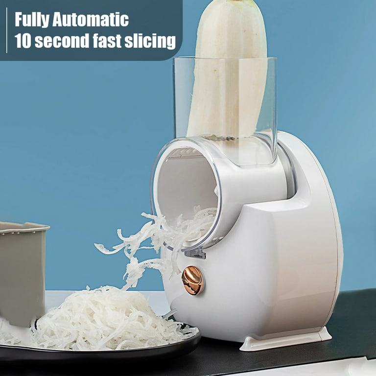 Electric Slicer, Electric Cheese Grater for Home Kitchen Use, One-Touch  Control Cheese Shredder, Salad Maker Machine for Fruits, Vegetables, Cheese