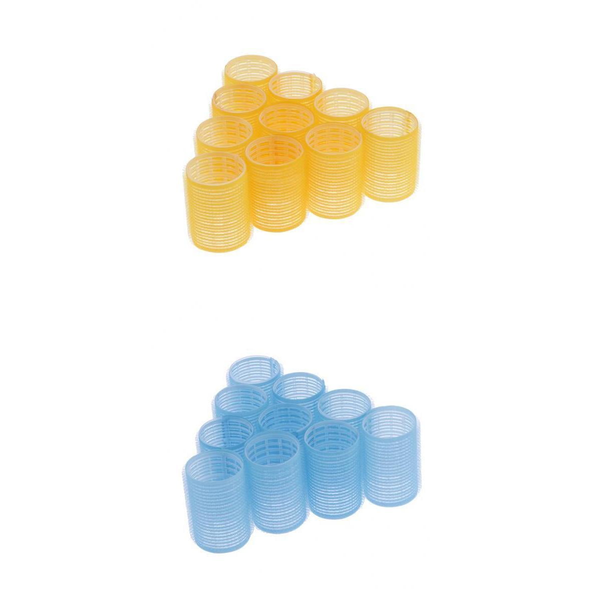 QSTDGVPW 20 Pieces Plastic Curling Curls Sticky Styling Curlers for Girls