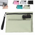 thumbnail image 1 of Money Bag With Lock, Travel Lock Bags For Personal Items, Portable Lock Box Money Bags With Zipper, Notary Bag With Lock, Lock Bags For Personal Items, 1 Password Package, 1 of 5