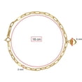 thumbnail image 4 of Pulsera Horoz Colguije Corazón abombado 18cm Oro 10K, 4 of 4
