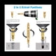 thumbnail image 4 of Kit de Extractor de Tornillos DañAdos de 6 Piezas, Juego de Extractores de Tornillos Pelados para Remover FáCil y RáPidamente los TamañOs Comunes de Herramientas Rotas, 4 of 5