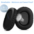 thumbnail image 4 of Universal Oval Replacement Earpads Soft PU Memory Foam Earpad Ear Pads Cushions Earmuff Cover Cups Headphone Repair Parts, 4 of 7