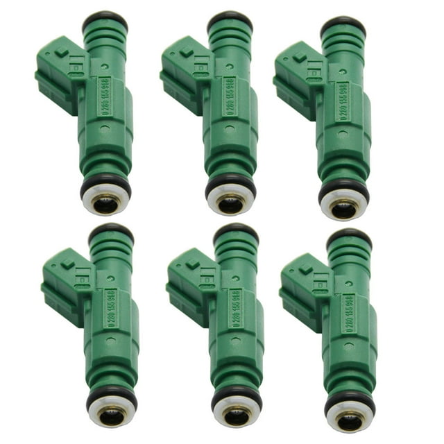 Transemion 6 Pcs 0280155968 Injecteurs Durables Lot de 6 pour Falcon BF XR6 Ingénierie 1Ensemble