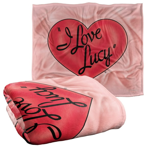 I Love Lucy 3D Logo Officially Licensed Silky Touch Super Soft Throw Blanket 50' x 60'