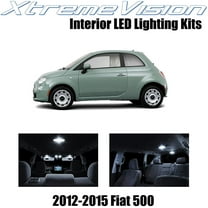 XtremeVision Interior LED for Fiat 500 2012-2015 3 pcs Pure White Interior LED Kit Installation Tool
