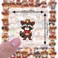 thumbnail image 6 of 35pcs-50pcs Cute Animal Stickers Cowboy Character Stickers PVC Stickers for Laptops Notebooks Suitcases, 6 of 9