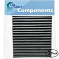thumbnail image 1 of 2-Pack Replacement for Cabin Air Filter for 2015 Dodge JOURNEY V6 3.6L 3604cc 220 CID Car/Automotive - Activated Carbon, ACF-10729, 1 of 4