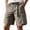 Khaki, variant on Enjoytime Hiking Cargo Shorts for Men Elastic Waist Lightweight Outdoor Athletic Work Shorts with Multi Pockets