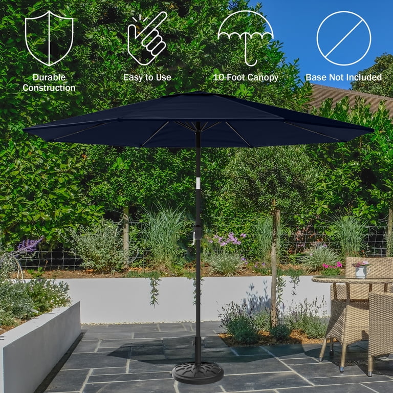 jcpenney pure garden solar light patio umbrella Kozyard 15 FT Rectangular Double-Sided with Lights, Outdoor Patio Umbrella with Crank Lift, Base Included, UV-Resistant for Pool, sunny days and enjoy a relaxing ambient glow during the evenings with the 10 10/11/12ft Solar LED Round Cantilever
