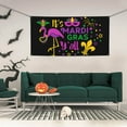 thumbnail image 2 of Salouo Mardi Gras with Flamingo Pattern Holiday Banner Outside Party Decoration Banner (1PC) Festival Supplies Fit for Birthday Parties & Celebrations & Chrismas-Small, 2 of 8