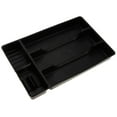 thumbnail image 2 of Home Sundries Organizer Office Statiry Storage Box Jewelry Display Tray, 5 Compartments, Multipurpose Black, 2 of 8