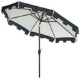 thumbnail image 6 of Safavieh City Fashion 9' Market Crank Auto Tilt Umbrella, Beige/Navy, 6 of 6