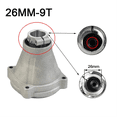thumbnail image 4 of 9Teeth Shaft,26mm Tube Connection Plate Part for 43CC 52CC,GX35 Engine, Fit for Side Carry Brush Cutter Grass Trimmer, 4 of 5