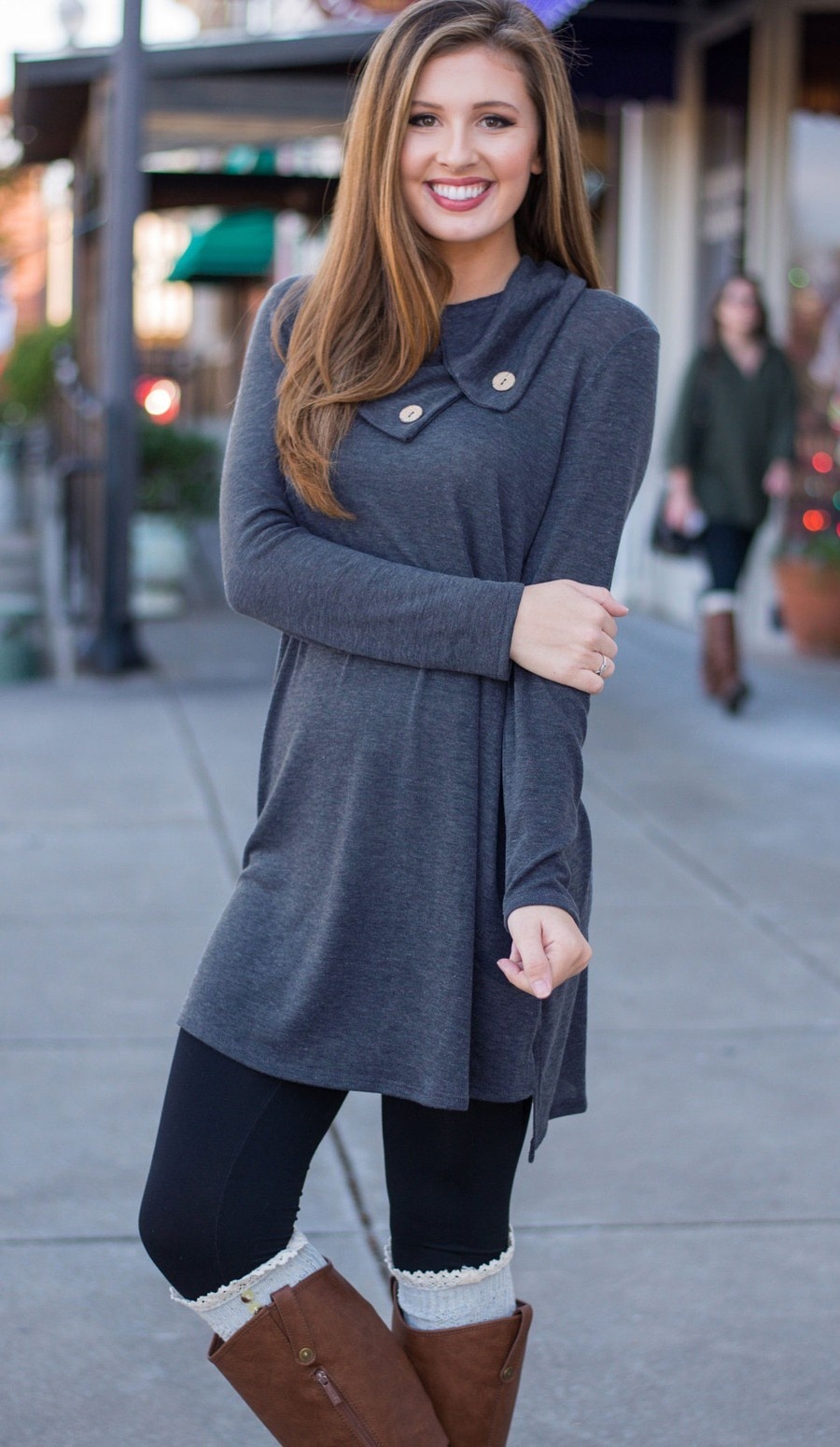 casual long tops for leggings