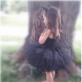 thumbnail image 3 of Robe Tutu Chat Noir Mignon pour Filles Bandeau Queue Nouée Robe Brésilienne Enfants Halloween Noël Cosplay Fête Ensemble de Robes, 3 of 6