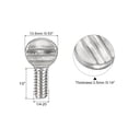thumbnail image 2 of 1/4-20 x 1/2" Thumb Screws, 5pack 304 Stainless Steel Fully Thread Screw, 2 of 5