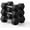105 lb Set (Pair of 15, 17.5, 20), variant on ROALW HEX Dumbbell Set 150lb, Rubber Encased Home Gym Dumbbells, Exercise & Fitness Weights Dumbbells for Women & Men, Hand Weight for Strength Training