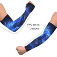 thumbnail image 4 of ALAZA Cool Dragon with Flames UV Sun Protection Arm Sleeves UPF 50+ Compression Cooling Sleeve 1 Pair, 4 of 7