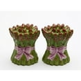thumbnail image 3 of Hand Painted Ceramic Asparagus Salt and Pepper Shakers, 3 of 3