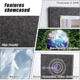 thumbnail image 3 of Hapric Large Cork Board 36" x 24", 6 Pack Black Felt Wall Tiles with 30 Pcs Pushpins for Walls Office, 3 of 7