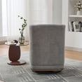 thumbnail image 4 of 25.2" Wide Chenille Upholstered 360° Swivel Chair / Ideal for Living Room, Office & More with Easy Assembly, 4 of 4