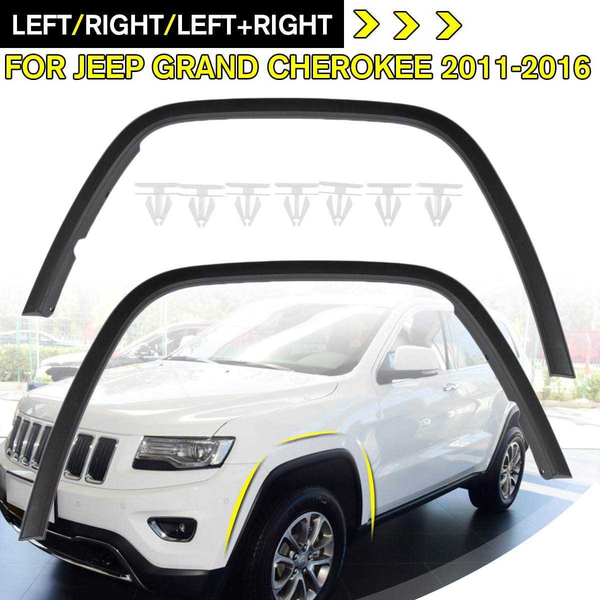 Front Passenger Driver Side Fender Flare For Jeep Grand Cherokee 2011-2016 RH+LH