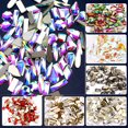thumbnail image 5 of Diamantes de imitación para uñas, diamantes de imitación con parte trasera plana para uñas y piedras de cristal de múltiples formas, gemas para uñas, joyas, diamantes, kit de diamantes de imitación, 5 of 5