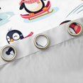 thumbnail image 5 of Homewish Kawaii Antarctic Penguin Black Out Curtains, Cartoon Winter Animal Curtains Pack of 2 (42x63 Each), Teens Kids Boys Girls Bedroom Curtains, Living Room Curtains Decor, 5 of 7