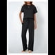 thumbnail image 4 of Traje Deportivo Informal de Dos Piezas para Mujer, Ropa Deportiva de Viaje, Corta y Pierna . Traje Negro XL, 4 of 7