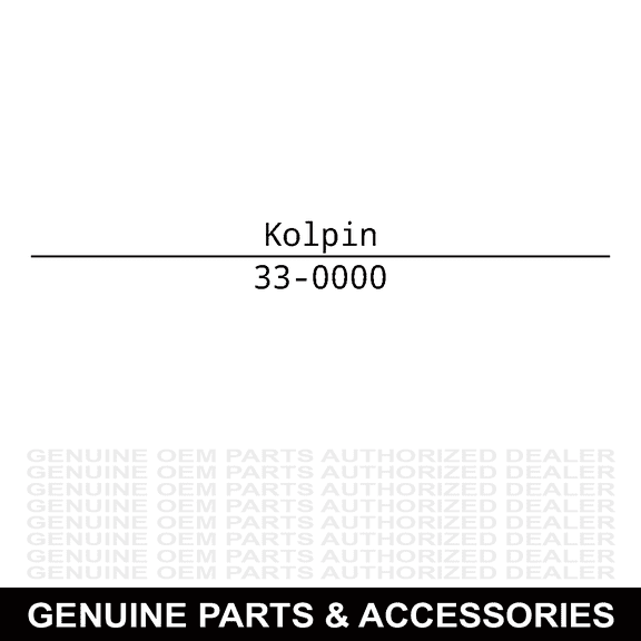 Kolpin 33-0000 ATV High Rise Snow Plow Push Tube for Power Angle