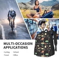 thumbnail image 6 of Balery Vegetable Quiche Backpack for Men and Women - Durable 600D Oxford Cloth -Large Capacity, Water-Resistant School, Travel, and Hiking Bag, 6 of 7