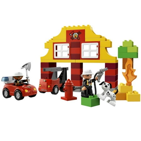 LEGO® DUPLO® My First Fire Station Kids Firefighter Playset w/ 2 Figures |