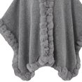 thumbnail image 3 of Ponchos for Women Shawls and Wraps Evening Dresses Elegant Faux Fur Party Collar Cloak Cape, 3 of 4