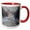 Red/White, variant on 3drose, Wa, Leavenworth. Winter, Trees, Wenatchee River - Us48 Bja0284 - Jaynes Gallery, 15oz Two-tone Red Mug
