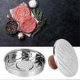 thumbnail image 3 of Prensa para hamburguesas de acero inoxidable 304 para uso doméstico, molde para hacer hamburguesas, herramienta de cocina, 3 of 4