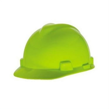 Msa 454-10061514 Super-V Protective Cap - 1-Touch Suspension- Hi-Viz Yellow-Green